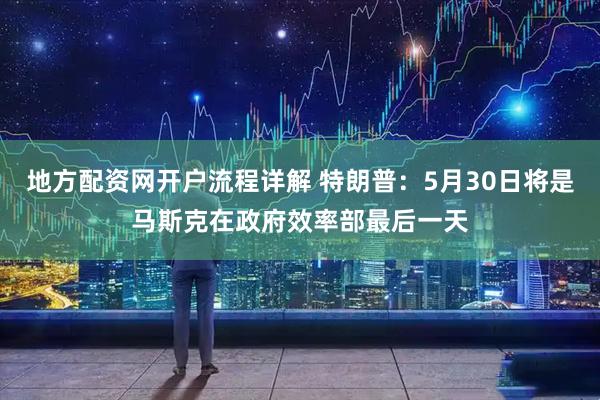 地方配资网开户流程详解 特朗普：5月30日将是马斯克在政府效率部最后一天