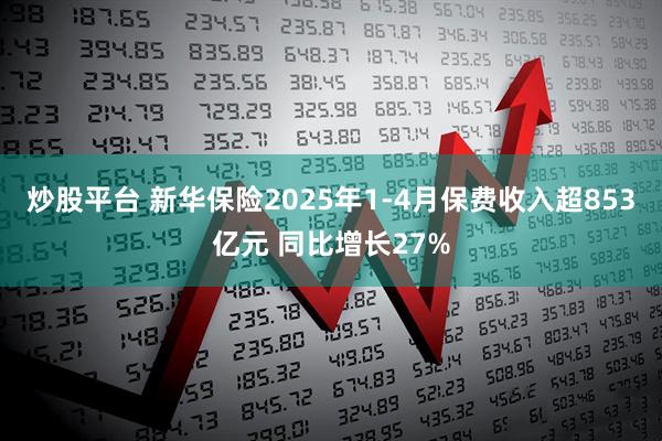 炒股平台 新华保险2025年1-4月保费收入超853亿元 同比增长27%